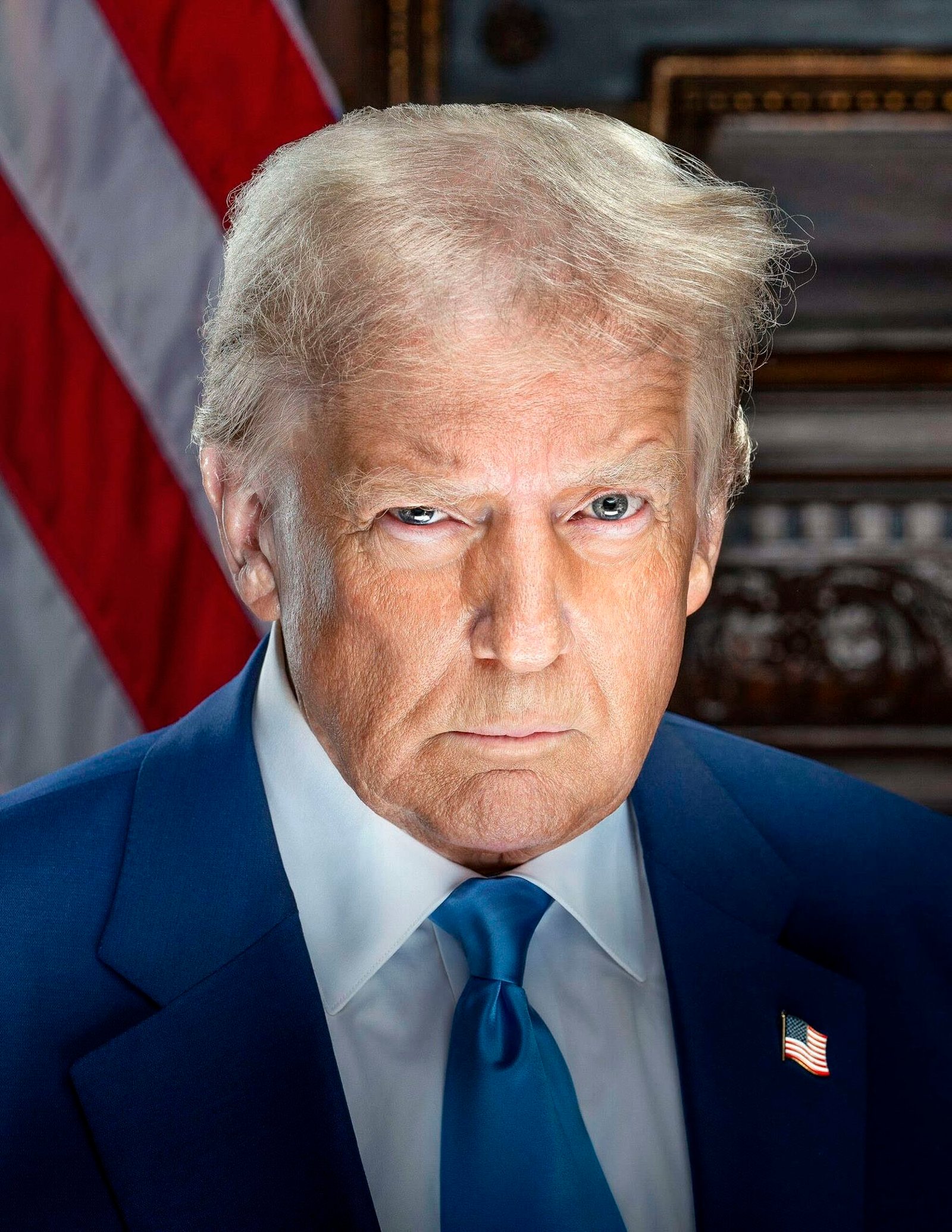 Donald Trump Portrait Official 2025