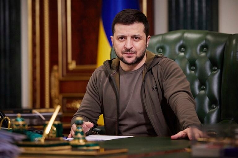 Ukrainian President Volodymyr Zelenskyy Marks 20th Day Of The Ukraine Crisis